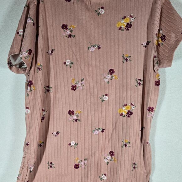BTween Girls Shirt Pink, floral, Size 10 3/4 Sleeve medium - Picture 11 of 11